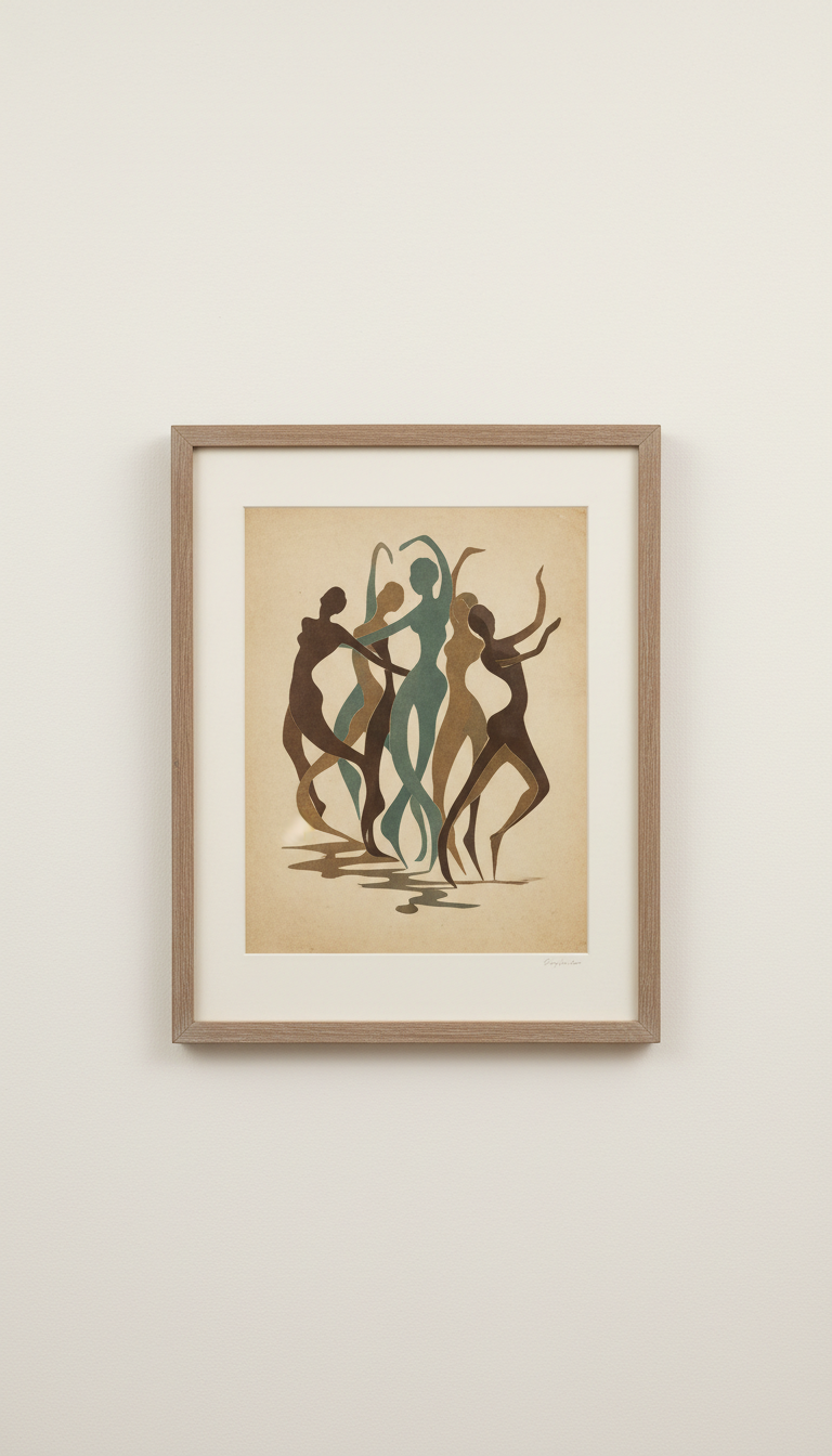 Tirage d’art ombres dansantes